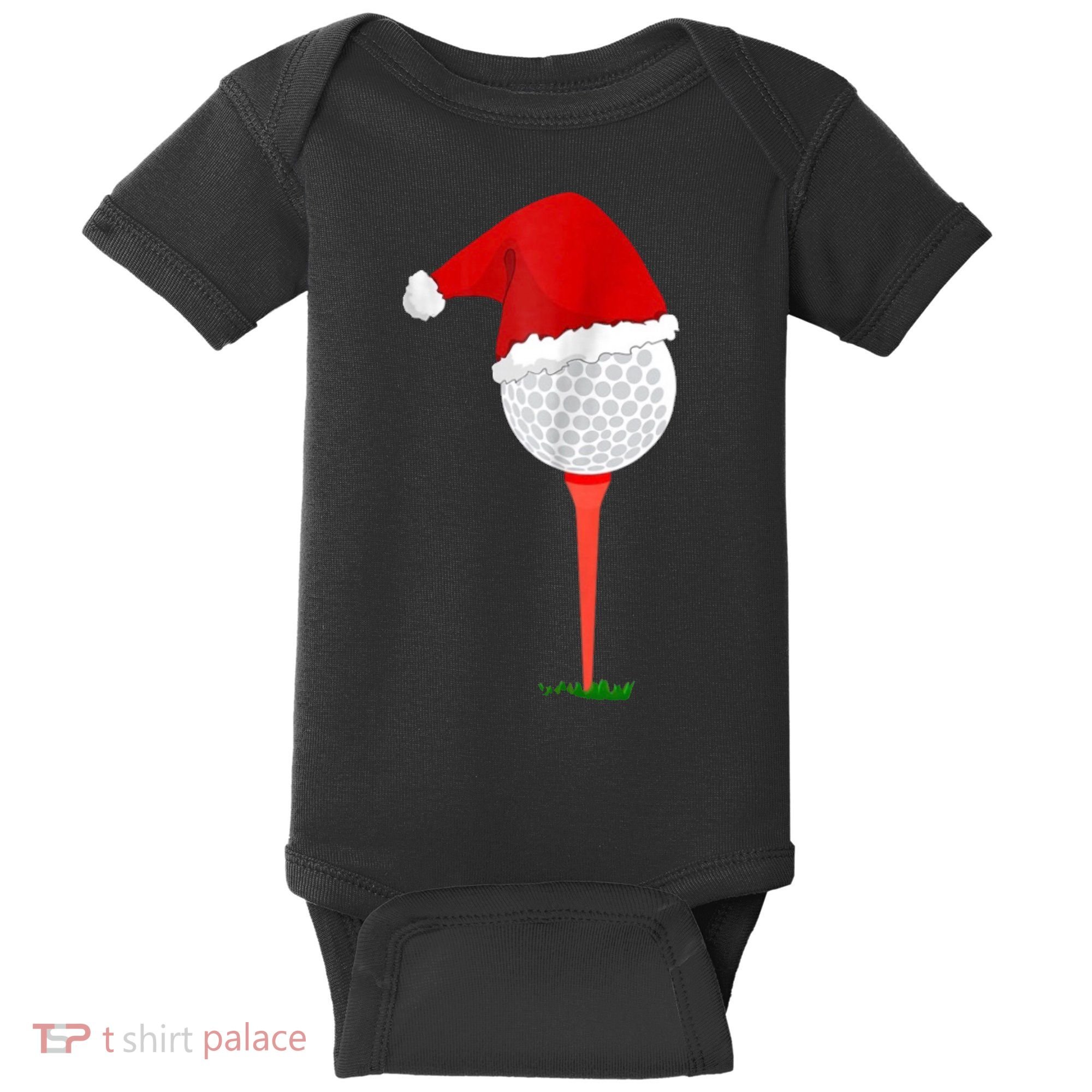 Christmas Golf Holiday Hole In One Classic Baby Bodysuit