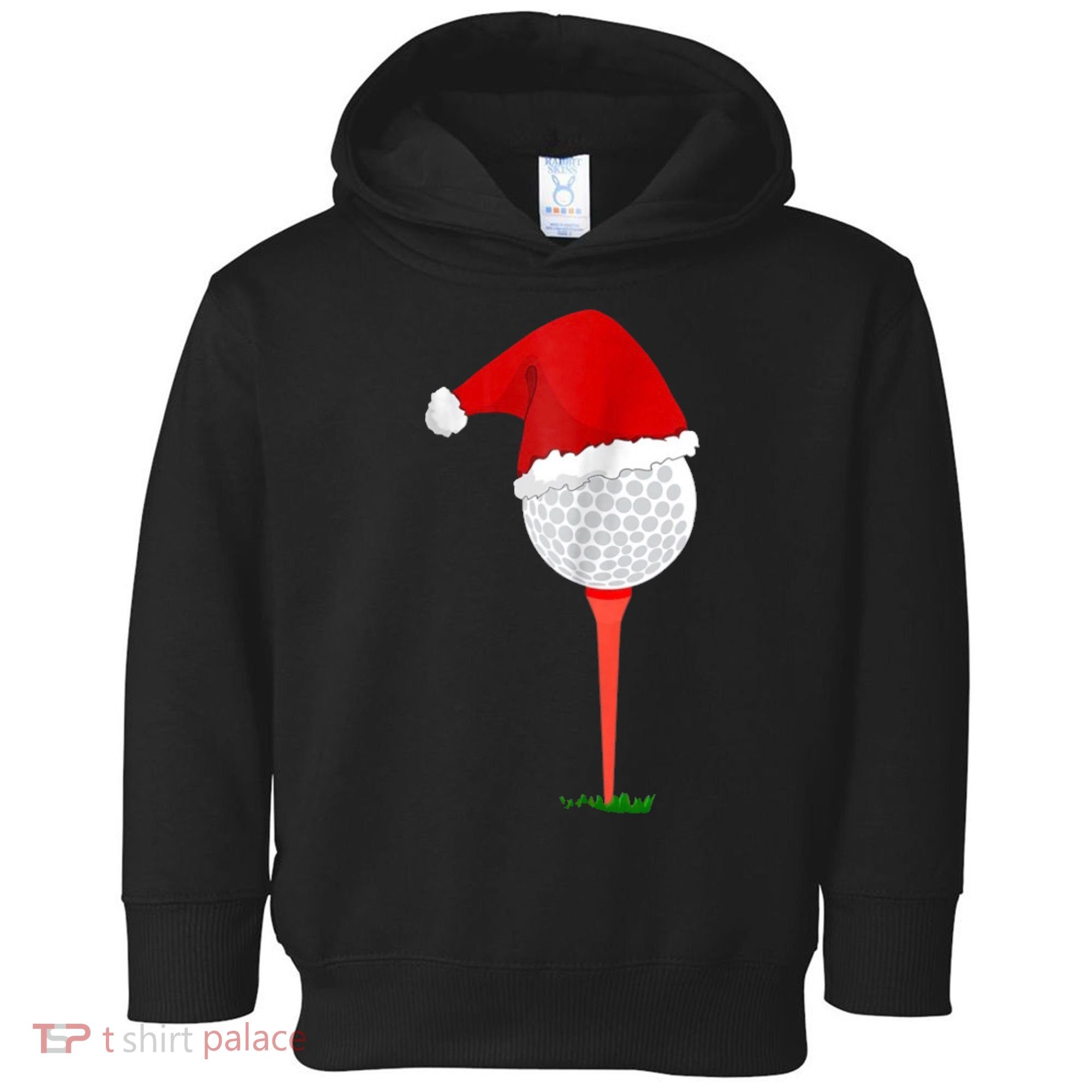 Christmas Golf Holiday Hole In One Classic Toddler Hoodie