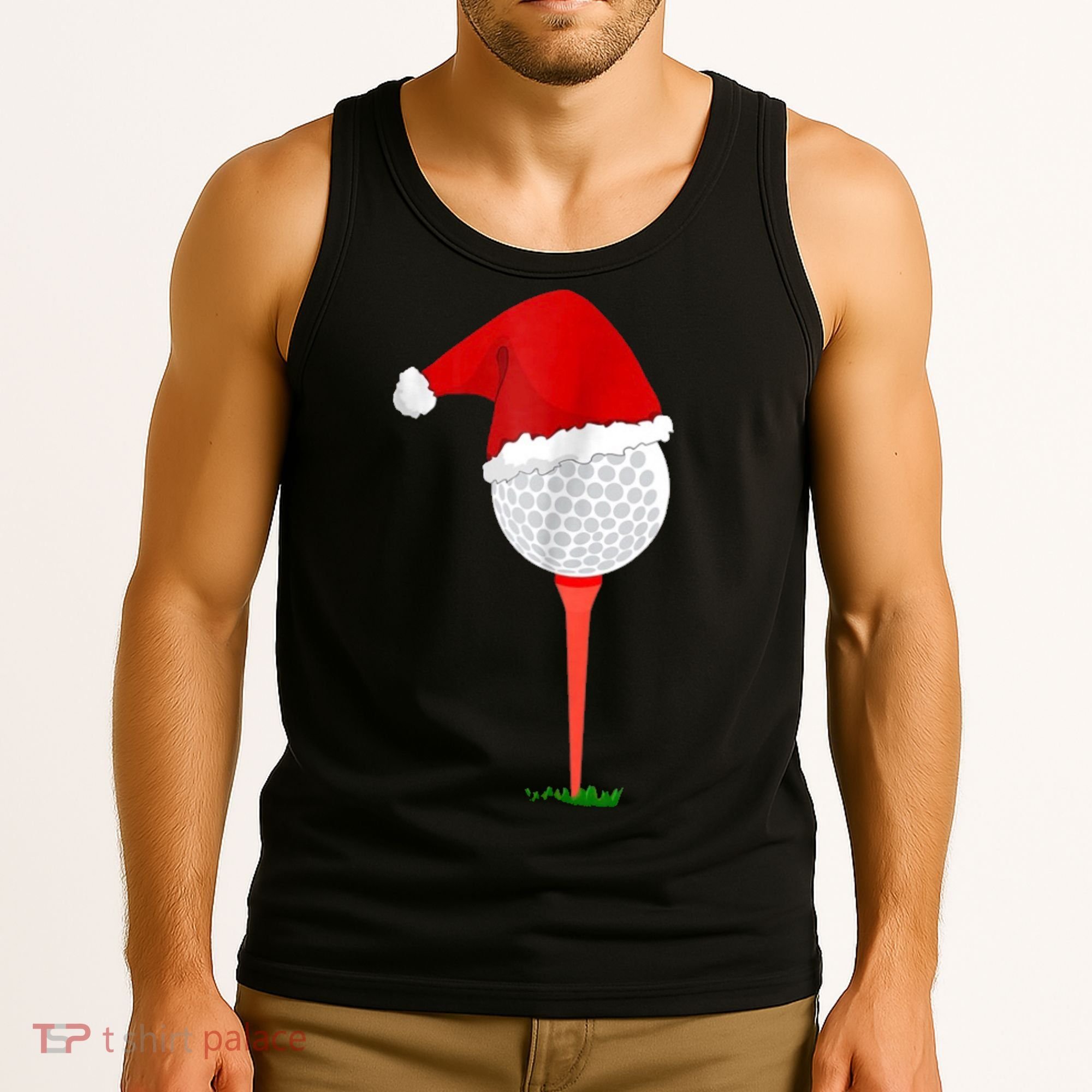 Christmas Golf Holiday Hole In One Classic Tank Top
