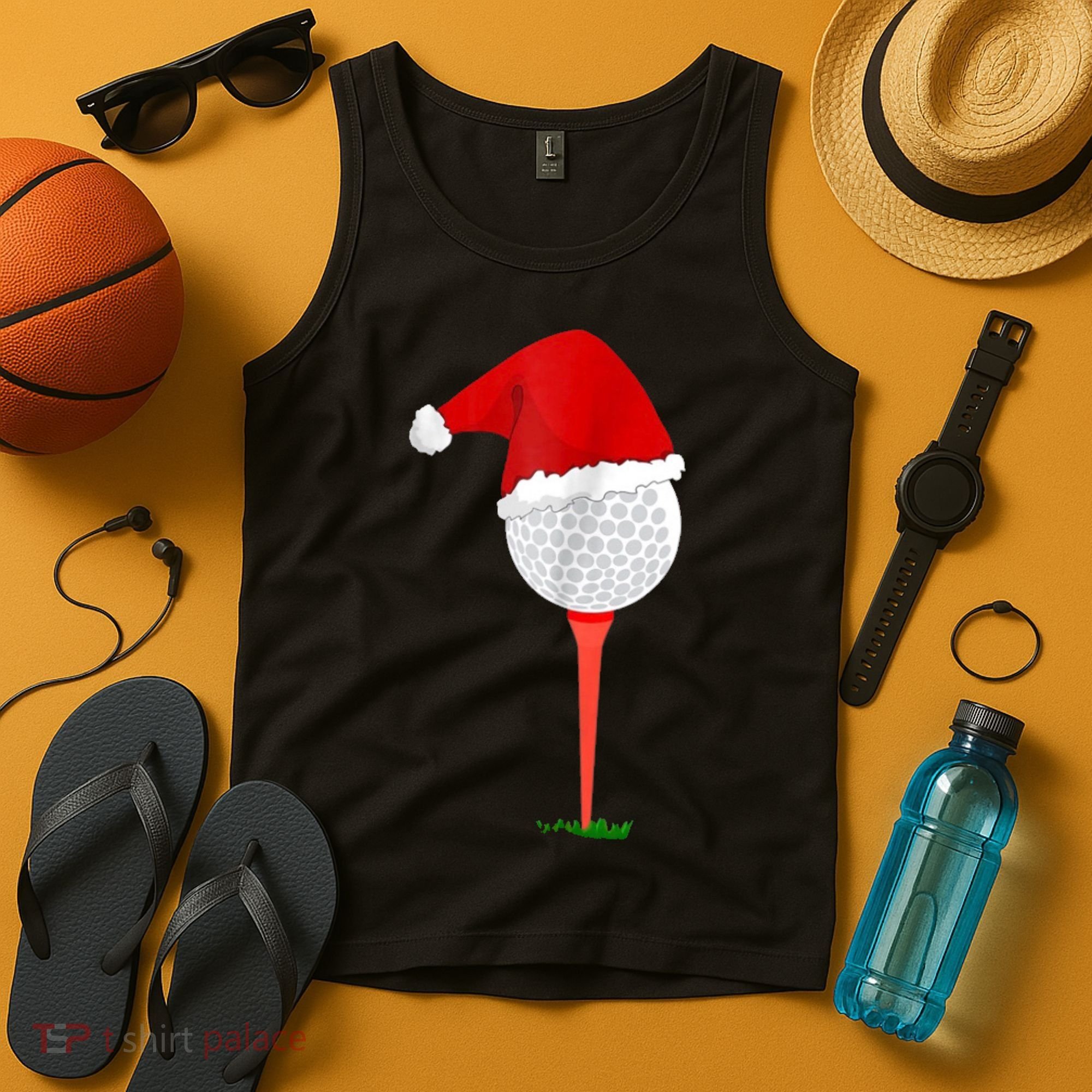 Christmas Golf Holiday Hole In One Classic Tank Top
