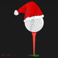 Christmas Golf Holiday Hole In One Classic Visor thumb 3