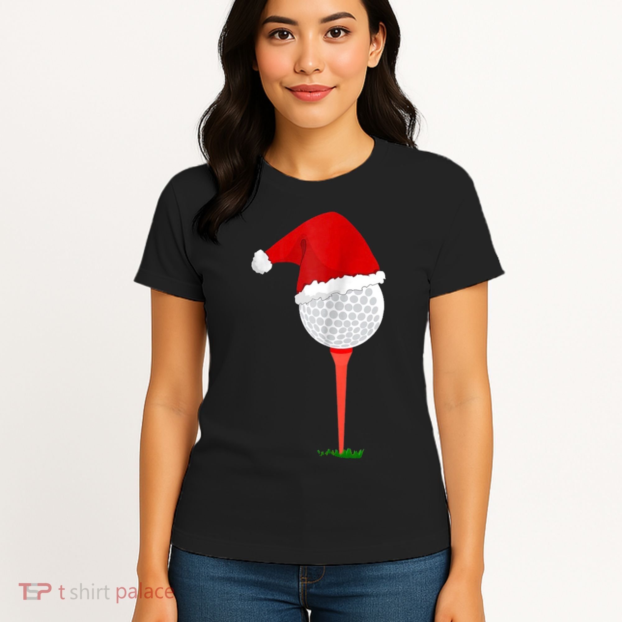 Christmas Golf Holiday Hole In One Classic Women's T-Shirt