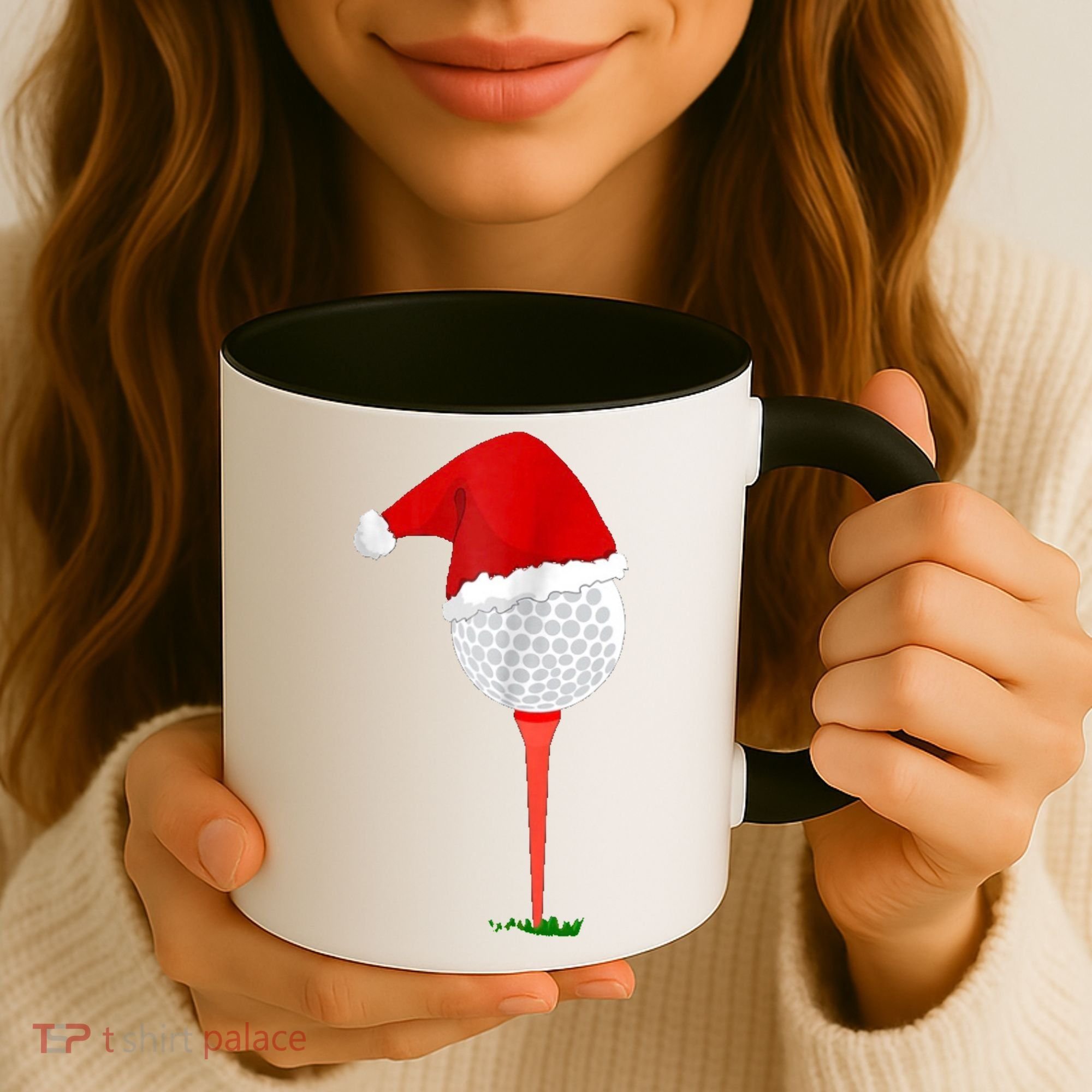 Christmas Golf Holiday Hole In One Classic Coffee Mug