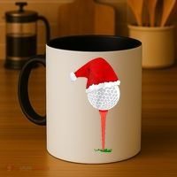 Christmas Golf Holiday Hole In One Classic Coffee Mug thumb 4