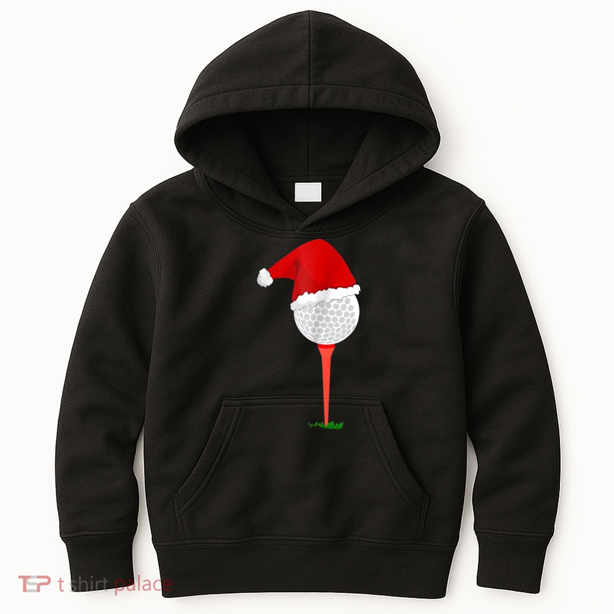 Christmas Golf Holiday Hole In One Classic Kids Hoodie
