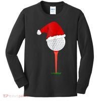 Christmas Golf Holiday Hole In One Classic Kids Long Sleeve Shirt thumb 0