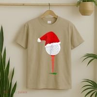 Christmas Golf Holiday Hole In One Classic T-Shirt thumb 2