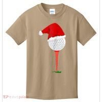 Christmas Golf Holiday Hole In One Classic Kids T-Shirt thumb 0