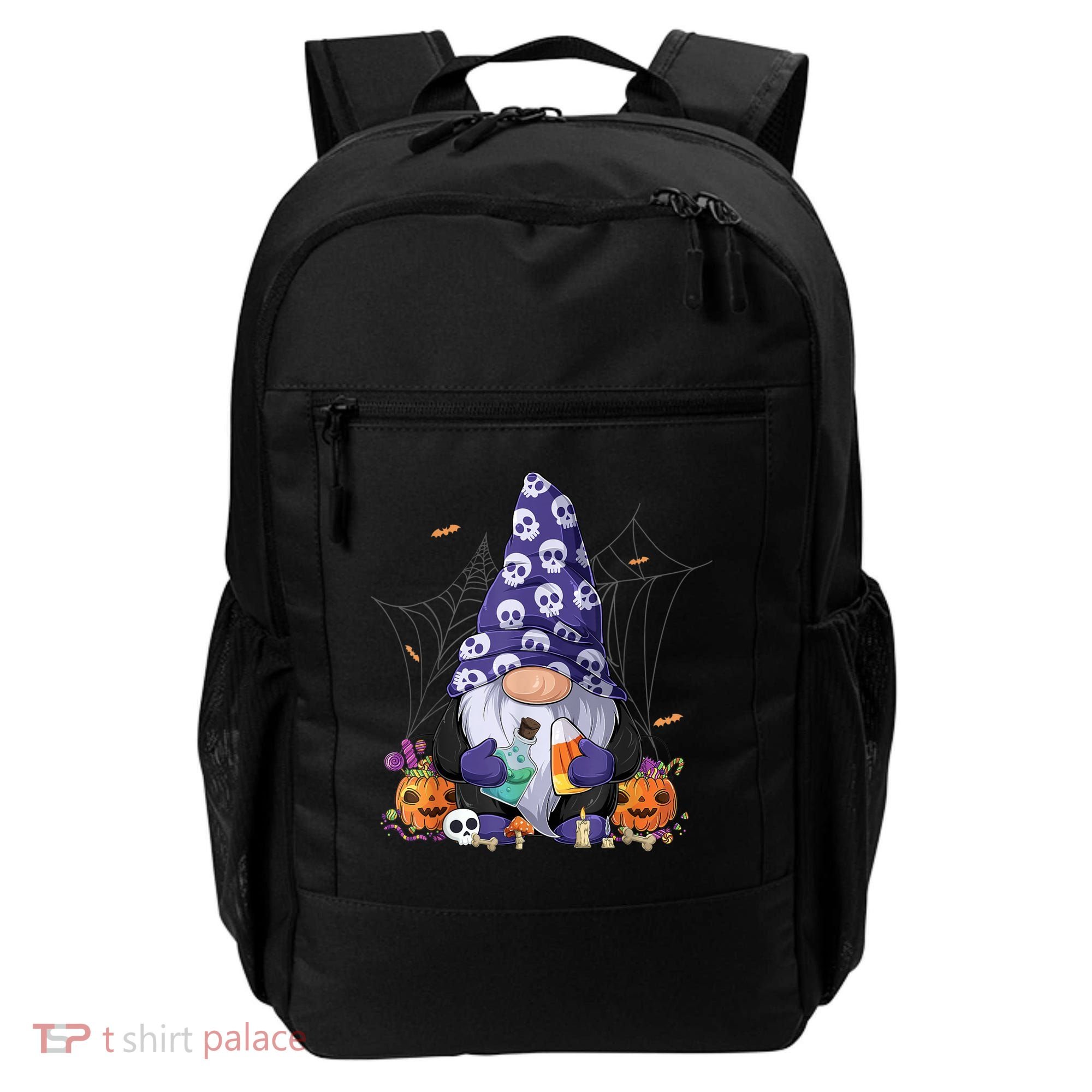 Cute Gnomes Happy Halloween Fall Candy Corn Pumpkin Backpack
