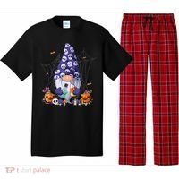 Cute Gnomes Happy Halloween Fall Candy Corn Pumpkin Pajama Set thumb 0