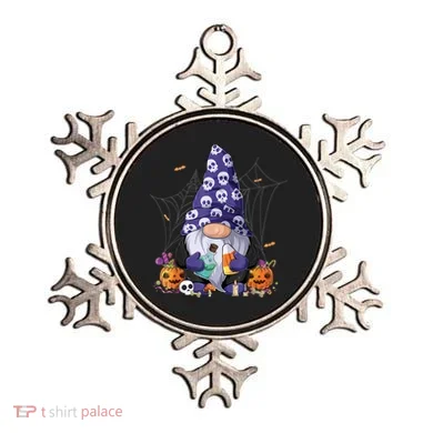 Cute Gnomes Happy Halloween Fall Candy Corn Pumpkin Ornament