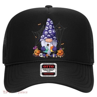 Cute Gnomes Happy Halloween Fall Candy Corn Pumpkin Hat
