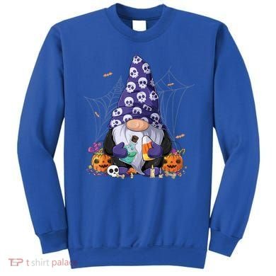 Cute Gnomes Happy Halloween Fall Candy Corn Pumpkin Sweatshirt