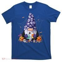 Cute Gnomes Happy Halloween Fall Candy Corn Pumpkin T-Shirt thumb 0