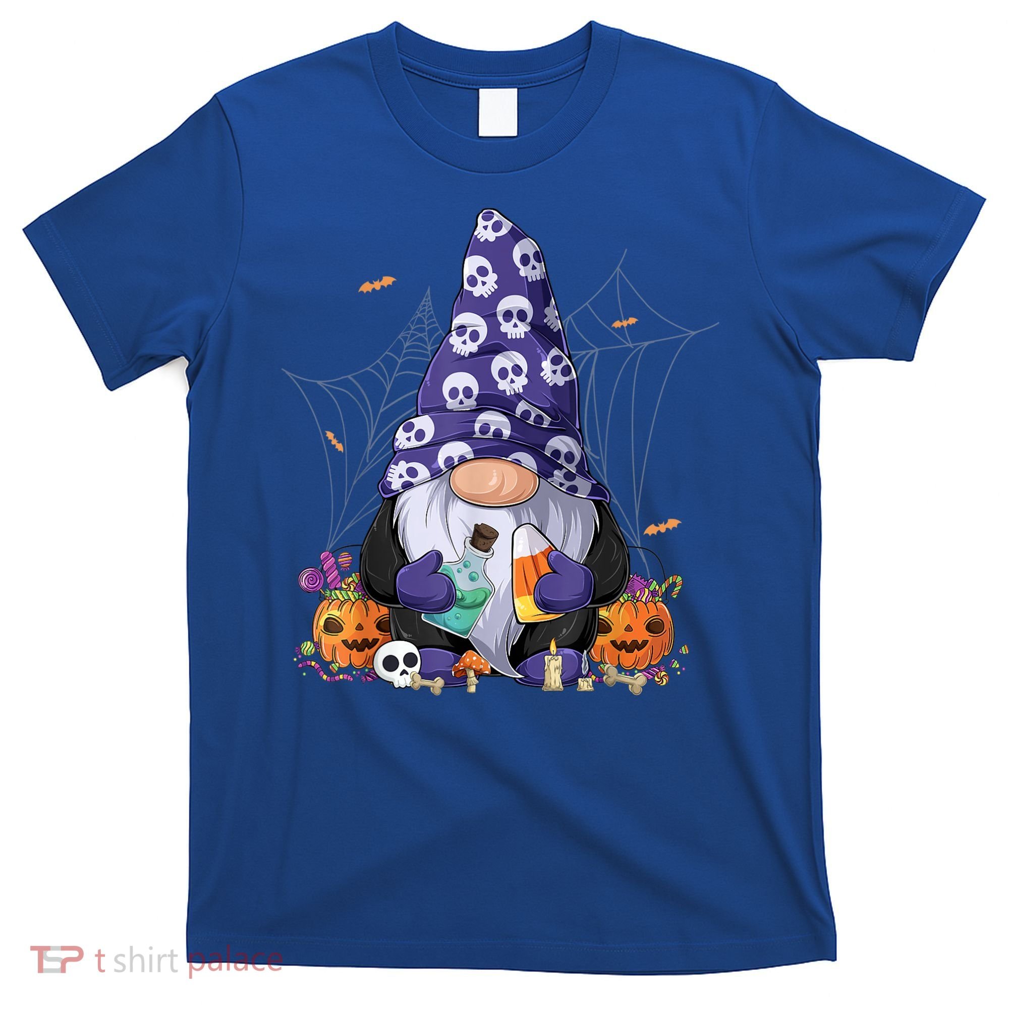 Cute Gnomes Happy Halloween Fall Candy Corn Pumpkin T-Shirt