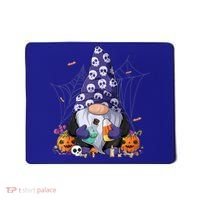 Cute Gnomes Happy Halloween Fall Candy Corn Pumpkin Mousepad thumb 0