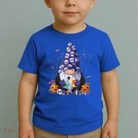 Cute Gnomes Happy Halloween Fall Candy Corn Pumpkin Toddler T-Shirt thumb 2