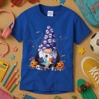 Cute Gnomes Happy Halloween Fall Candy Corn Pumpkin Kids T-Shirt thumb 3