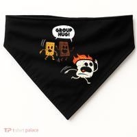 Camping Group Hug Smores Funny Marshmallow Men Women Kids USA-Made Doggie Bandana thumb 0