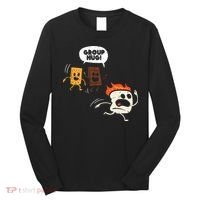 Camping Group Hug Smores Funny Marshmallow Men Women Kids Long Sleeve Shirt thumb 0
