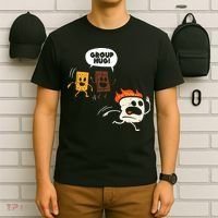 Camping Group Hug Smores Funny Marshmallow Men Women Kids T-Shirt thumb 6