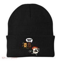 Camping Group Hug Smores Funny Marshmallow Men Women Kids Beanie thumb 0