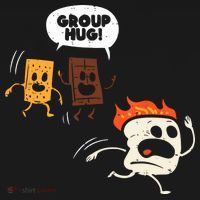 Camping Group Hug Smores Funny Marshmallow Men Women Kids Women's Hoodie thumb 2