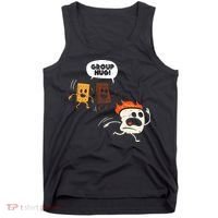 Camping Group Hug Smores Funny Marshmallow Men Women Kids Tank Top thumb 0