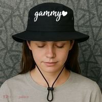 Cute Gammy Heart Grandma Bucket Hat thumb 3
