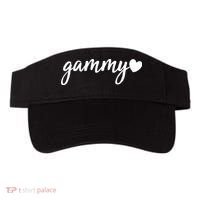 Cute Gammy Heart Grandma Visor thumb 0