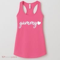 Cute Gammy Heart Grandma Women's Tank Top thumb 0