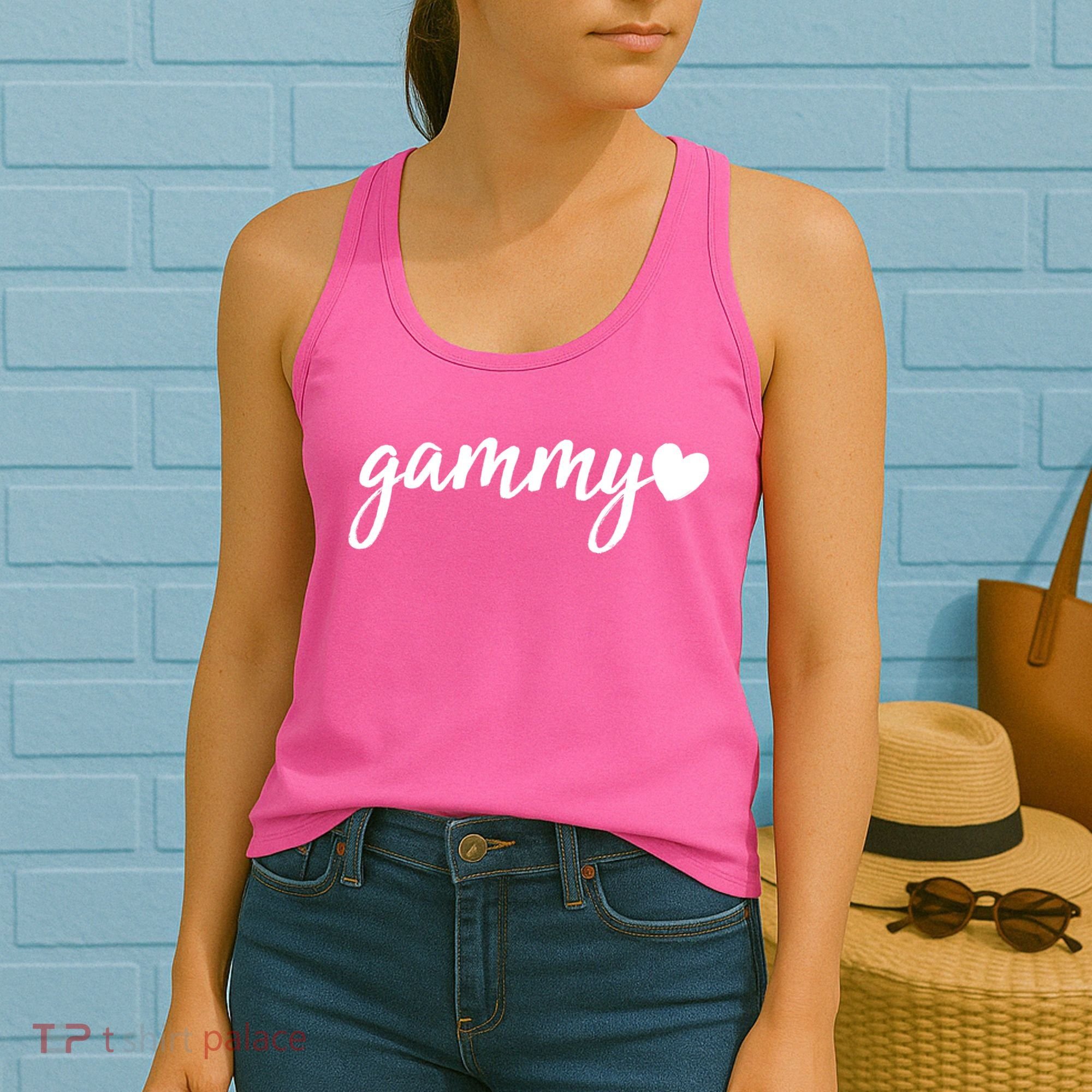 Cute Gammy Heart Grandma Women's Tank Top