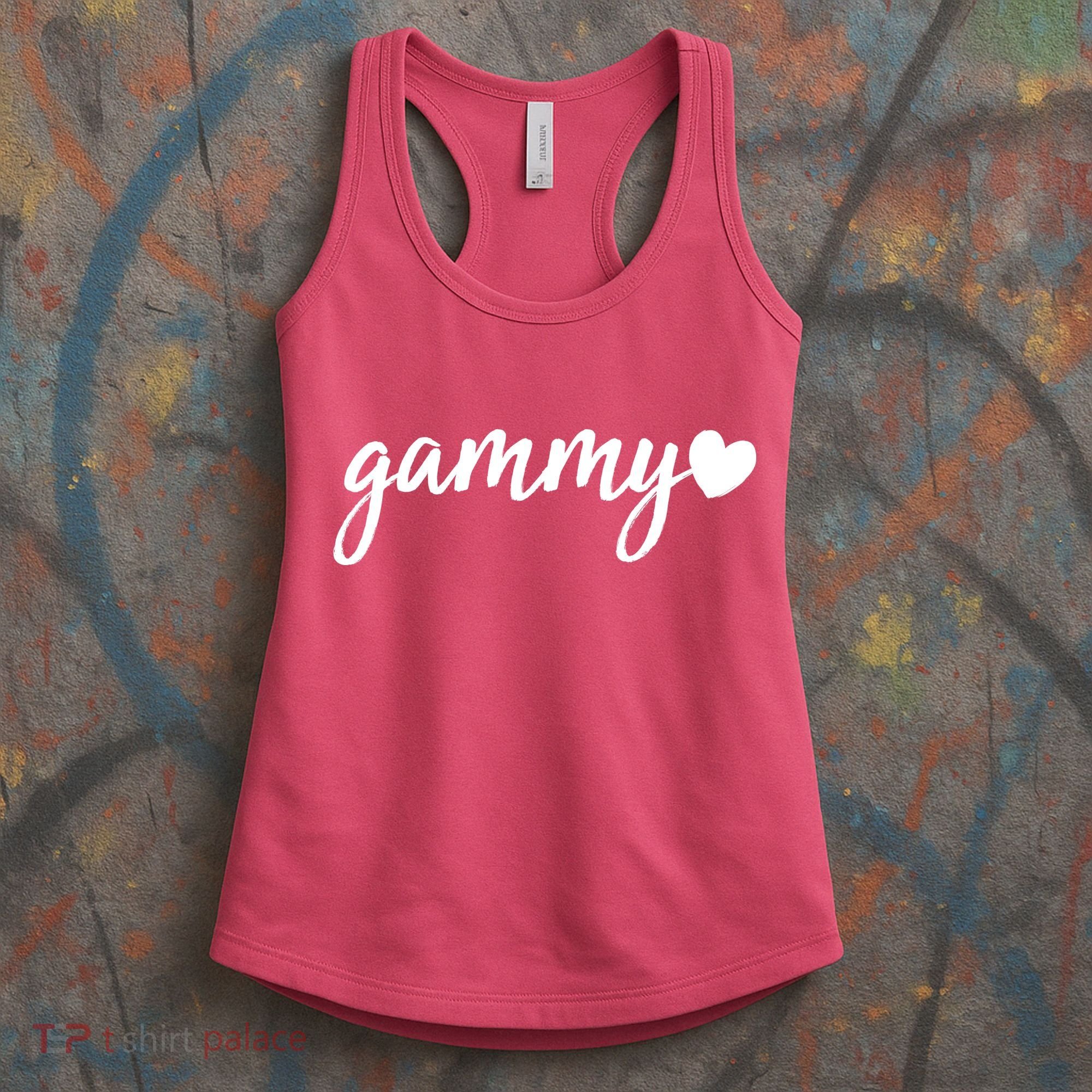 Cute Gammy Heart Grandma Women's Tank Top