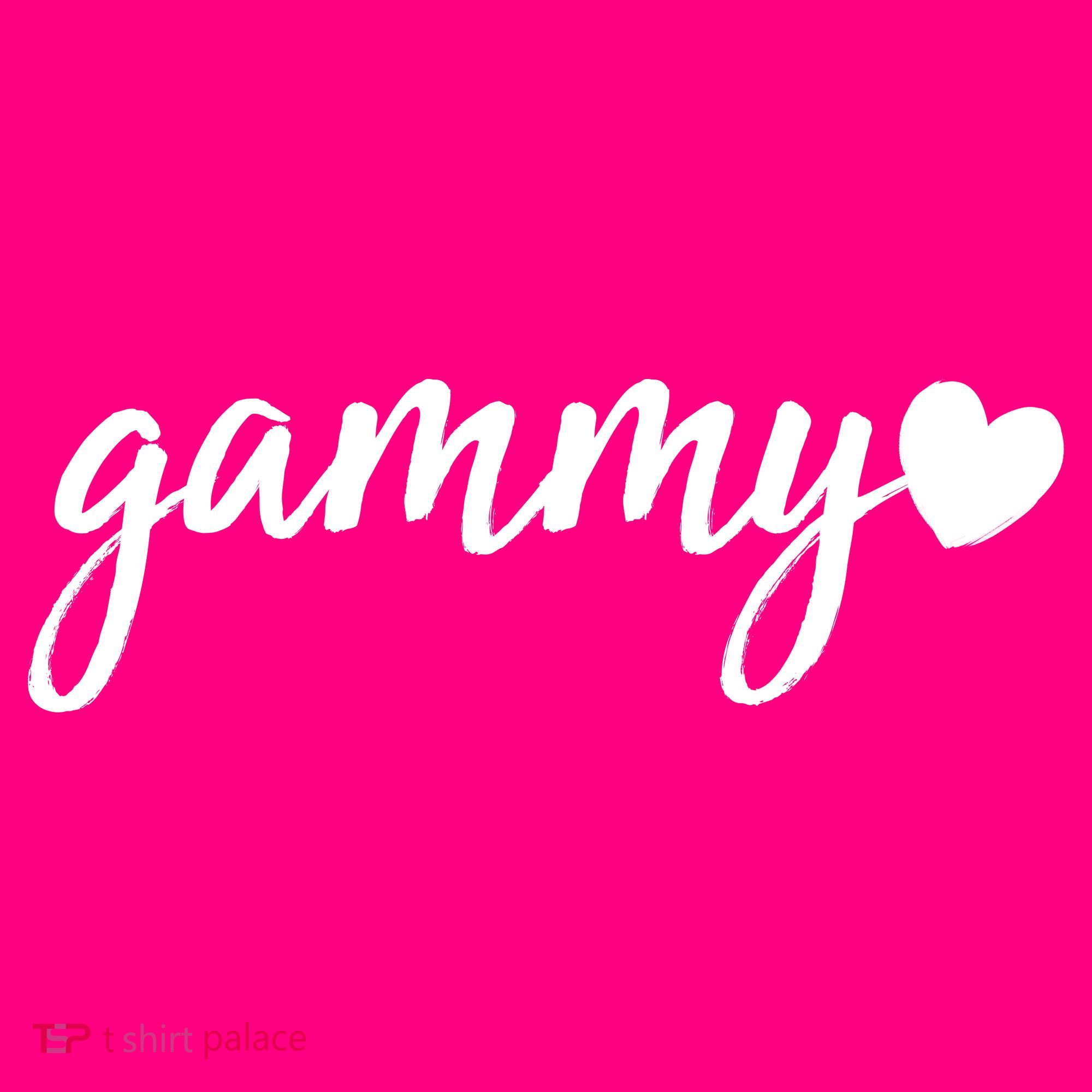 Cute Gammy Heart Grandma Women's Long Sleeve Shirt
