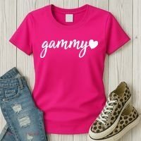 Cute Gammy Heart Grandma Women's T-Shirt thumb 3