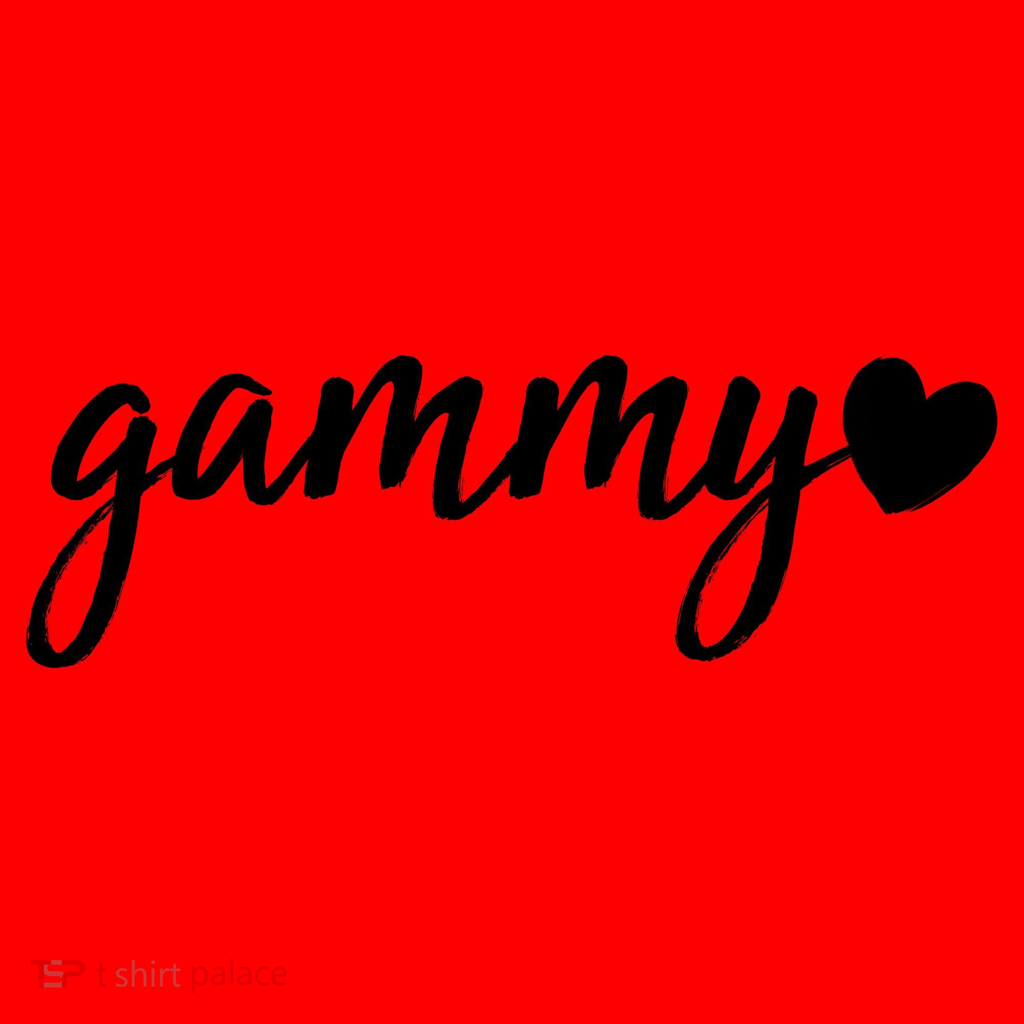 Cute Gammy Heart Grandma Santa Hat