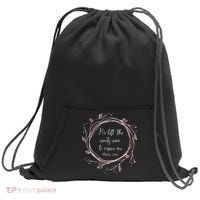 Christian Gift He Left The Ninety Nine To Rescue Me Sweatshirt Cinch Pack Bag thumb 0