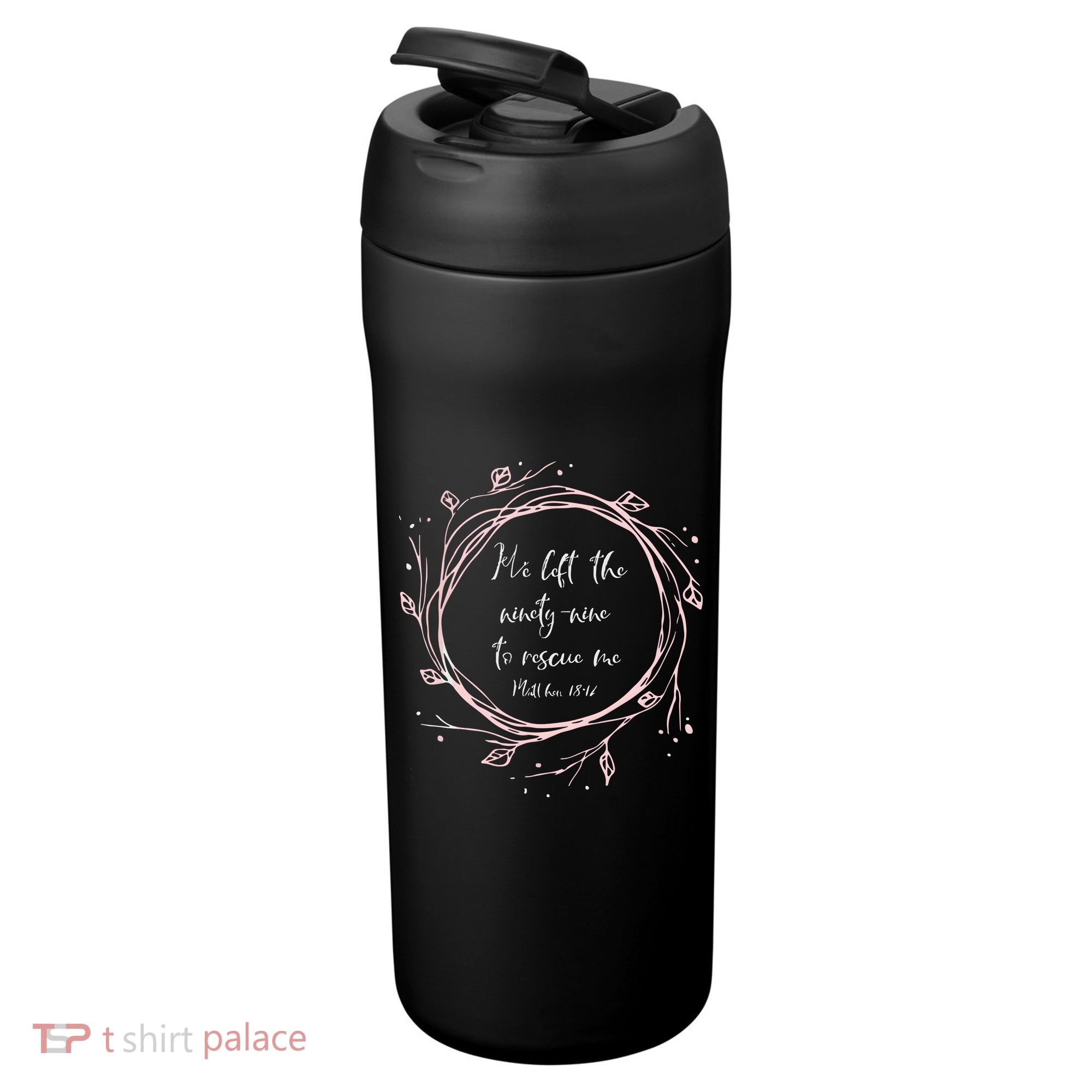 Christian Gift He Left The Ninety Nine To Rescue Me 24oz Duet Stainless Steel Tumbler
