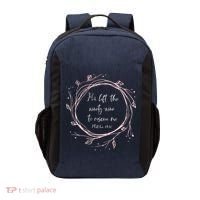 Christian Gift He Left The Ninety Nine To Rescue Me Vector Backpack thumb 0