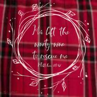 Christian Gift He Left The Ninety Nine To Rescue Me Women's Flannel Plaid Pajama Pants thumb 2