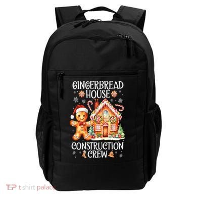 Christmas Gingerbread House Construction Xmas Crew Cookie Baking Gift Backpack