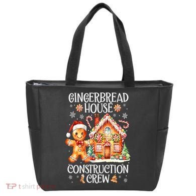 Christmas Gingerbread House Construction Xmas Crew Cookie Baking Gift Tote Bag