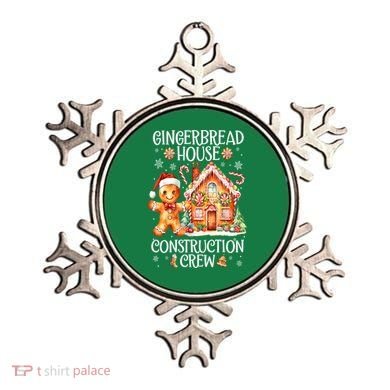 Christmas Gingerbread House Construction Xmas Crew Cookie Baking Gift Ornament