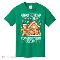 Christmas Gingerbread House Construction Xmas Crew Cookie Baking Gift Kids T-Shirt thumb 0