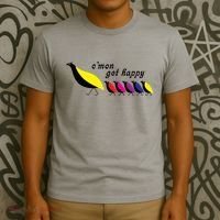 CMon Get Happy Vintage Retro T-Shirt thumb 3