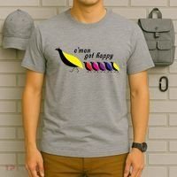 CMon Get Happy Vintage Retro T-Shirt thumb 6