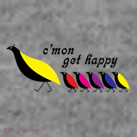 CMon Get Happy Vintage Retro T-Shirt thumb 7