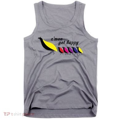 CMon Get Happy Vintage Retro Tank Top