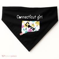 Connecticut Girl I Love Connecticut Home USA-Made Doggie Bandana thumb 0