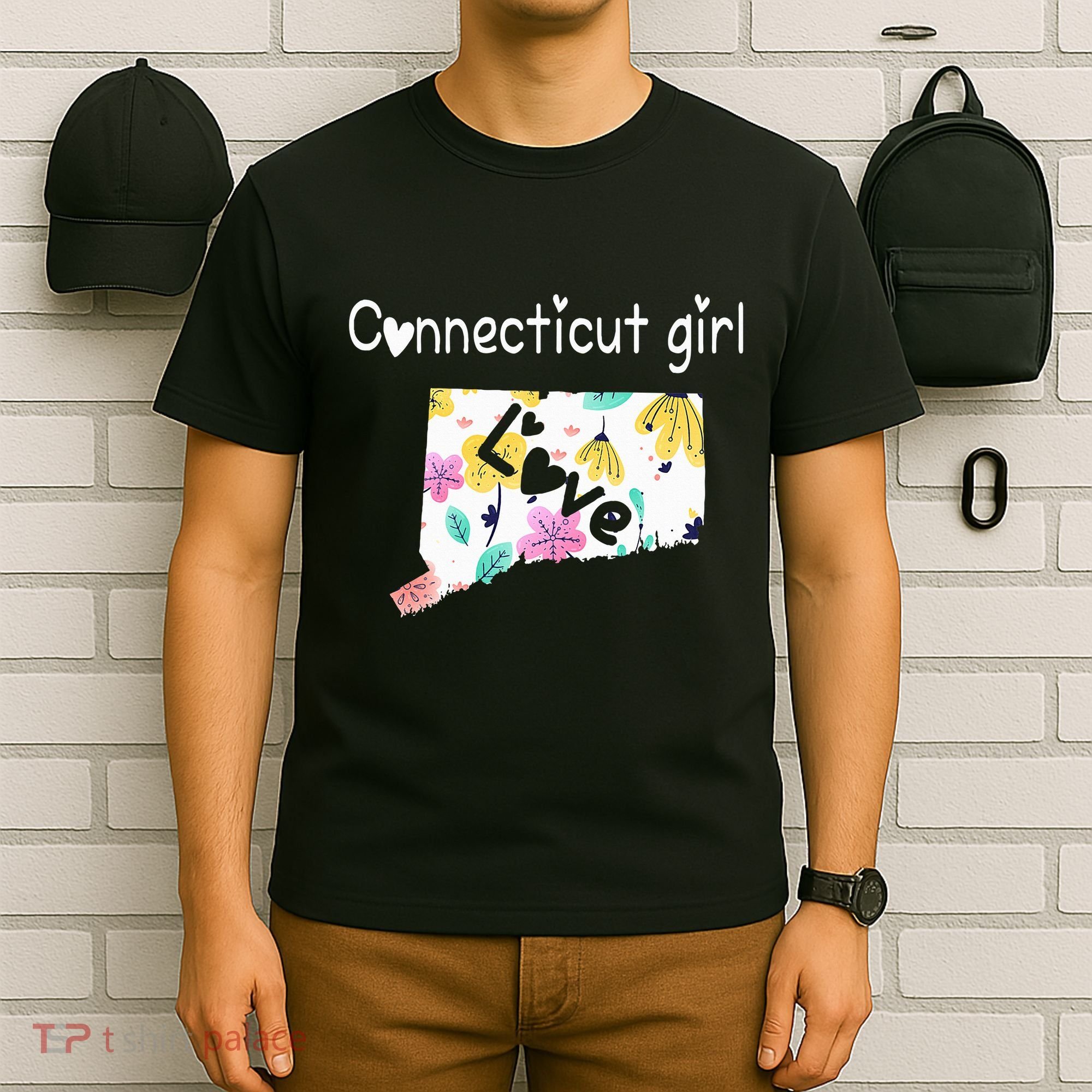 Connecticut Girl I Love Connecticut Home T-Shirt